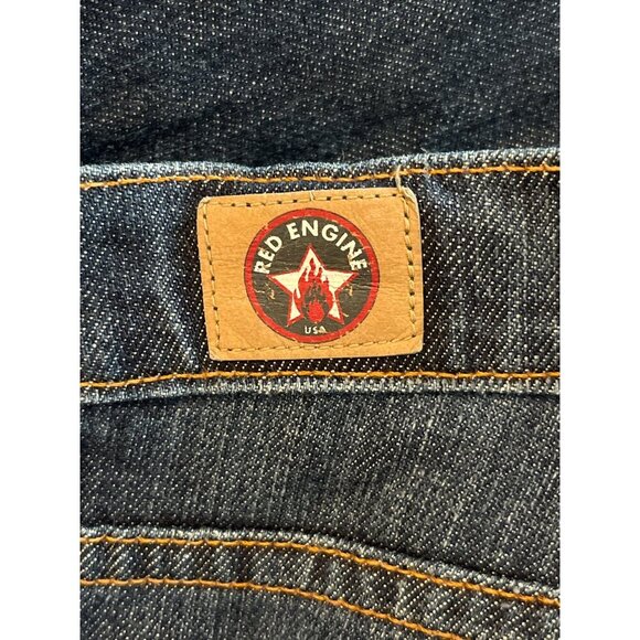 Red‎ Engine Scarlett Signature Fit Bootcut Jeans Dark Wash Size 31 - Picture 9 of 12